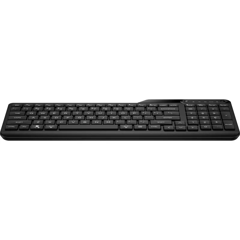 Juhtmevaba täissuuruses klaviatuur HP 475 — kaherežiimiline RF-juhtmevaba + Bluetooth, membraan, must