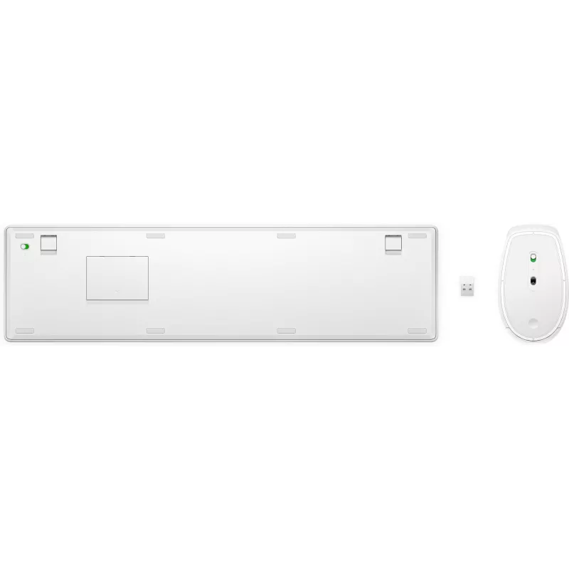 HP 650 juhtmevaba klaviatuuri ja hiire komplekt täissuuruses membraanvalge