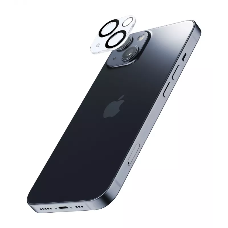 Cellularline kaameraobjektiivi kaitse - iPhone 15 / 15 Plus kaitse kaamerale