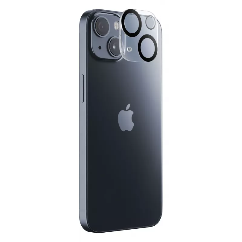 Cellularline kaameraobjektiivi kaitse - iPhone 15 / 15 Plus kaitse kaamerale