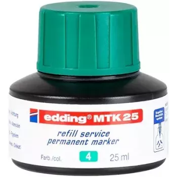 Markeri täitepudel Edding MTK 25 Roheline 25 ml