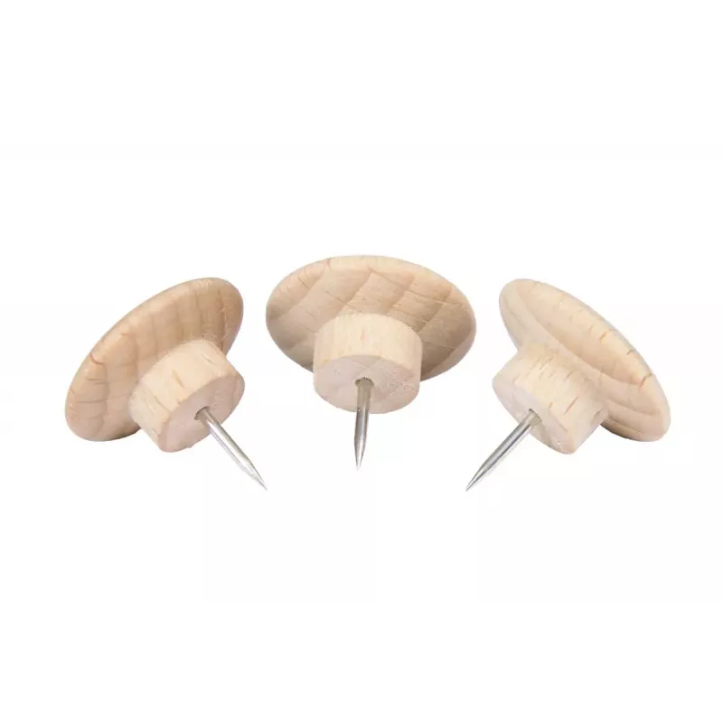 Knööpnõelad Legamaster WOODEN 25 tk