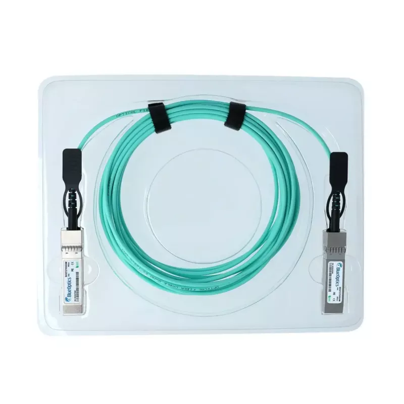 BlueOptics SFP28 25G AOC aktiivne optiline kaabel 25 m, SFP28–SFP28, Aqua