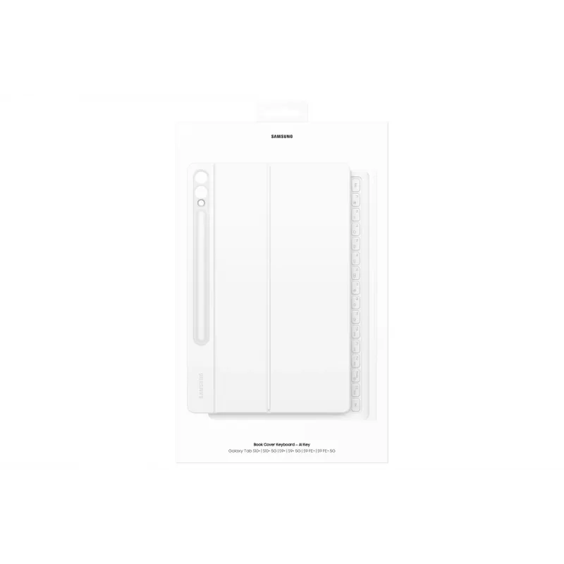 Flip-kohver Samsung EF-DX825 Galaxy Tab S10+ S9+ S9 FE 12.4-tollisele valge
