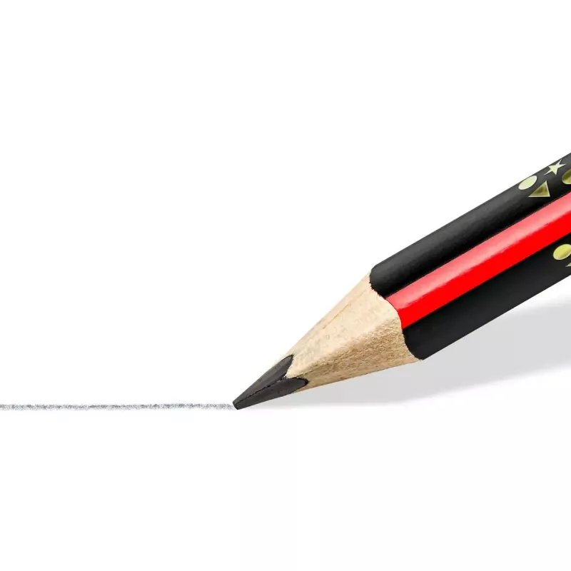 Staedtler Jumbo 2B kuuskantpliiats, pliiatsisüdamiku Ø 3 mm, mitmevärviline, 1 tk