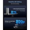TerraMaster D1 SSD Pro SSD-korpus Alumiinium M.2