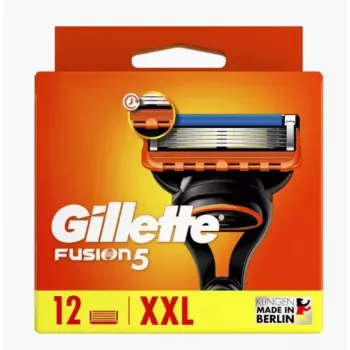 Gillette Fusion5 raseerimisterad 12 tk Roostevaba teras Mehed