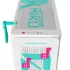 PC korpus ASUS A23 Hatsune Miku Edition — micro ATX / Mini-ITX, toetab 120/140 mm ventilaatoreid, 2,5-tollised ja 3,5-tollised kettad, türkiissinine/valge