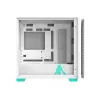 PC korpus ASUS A23 Hatsune Miku Edition — micro ATX / Mini-ITX, toetab 120/140 mm ventilaatoreid, 2,5-tollised ja 3,5-tollised kettad, türkiissinine/valge