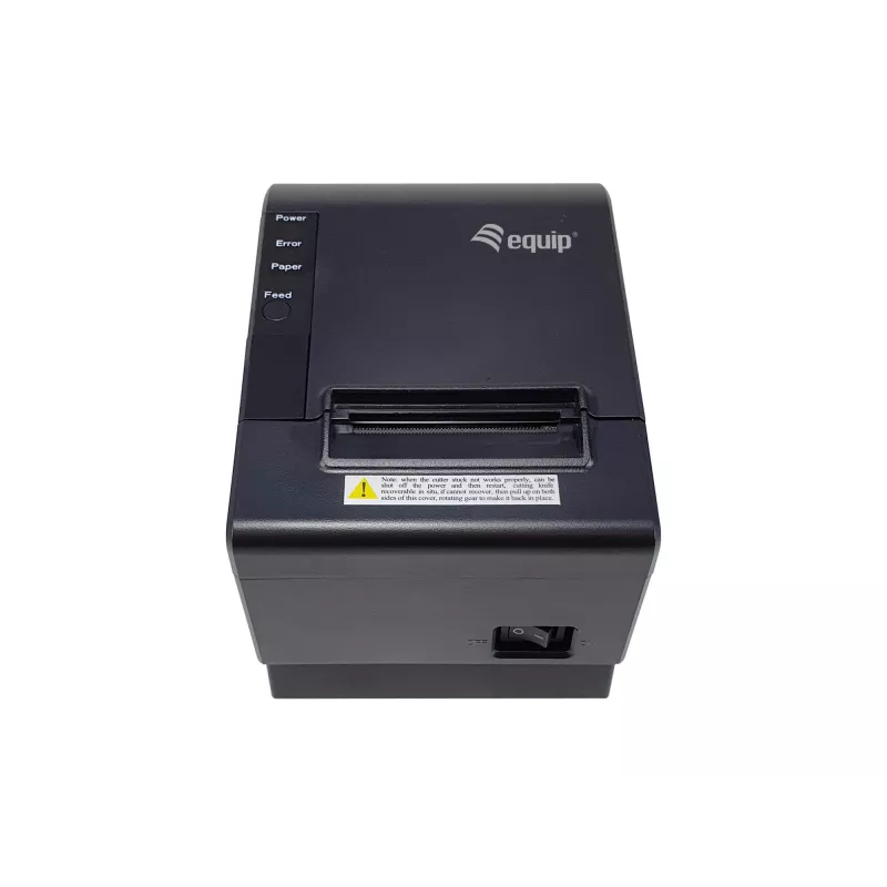 Equip 58mm termoprinteriga POS kviitungiprinter automaatse lõikuri, USB/Ethernet/sularahasahtli ühendusega