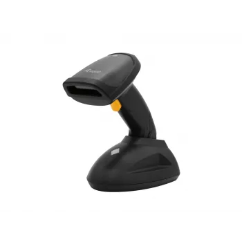 Equip juhtmevaba 1D laser-vöötkoodiskanner, pikk vahemaa, koos alusega