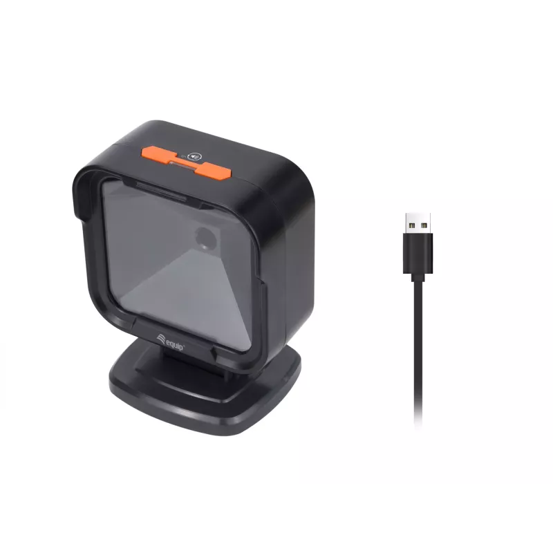 Fikseeritud vöötkoodilugeja Equip USB 2D Omnidirectional Lauaskanner 1MP
