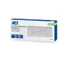 ACT kaasaskantav Bluetooth-klaviatuur Azerty/BE paigutusega juhtmevaba valge 75%