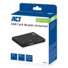 ACT USB 3.0 kaardilugeja AC6370 CF MMC MS Duo MicroSD SDHC Must