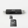 ACT USB-C/USB-A 3.0 kaardilugeja, must