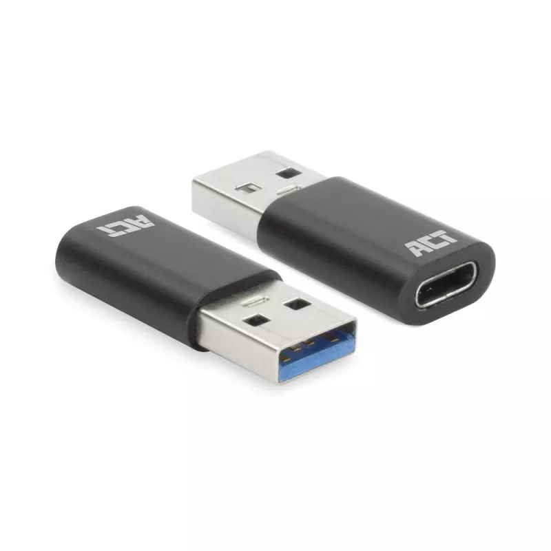 USB-A isane USB-C emasele adapter ACT AC7376 must