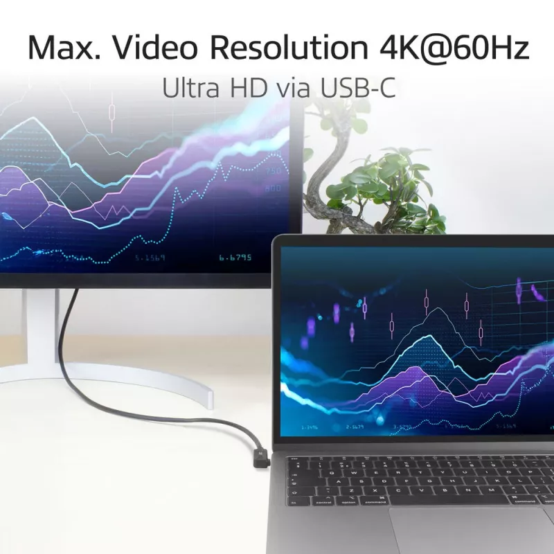 ACT USB 3.0 10Gbps 60W USB USB-C (sirge) USB USB-C (vasak/parem nurga all) kaabel, 3 meetrit