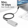 ACT USB 3.0 10Gbps 60W USB USB-C (sirge) USB USB-C (üles/alla nurga all) kaabel, 1 meeter