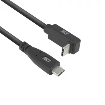 ACT USB 3.0 10Gbps 60W USB USB-C (sirge) USB USB-C (üles/alla nurga all) kaabel, 2 meetrit