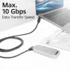 ACT USB 3.0 10Gbps 60W USB USB-C (vasak/parem nurga all) USB USB-C (üles/alla nurga all) kaabel, 1 meeter