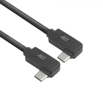 ACT USB 3.0 10 Gbps 60 W USB USB-C (vasak/parem nurga all) USB USB-C (vasak/parem nurga all) kaabel, 1 meeter