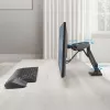 Monitorihoidja ACT kuni 35-tollistele ekraanidele, gaasvedru, ühe monitori jaoks, klamber/läbiviik, kuni 9 kg, VESA 75x75–100x100, kallutus ±45°, must