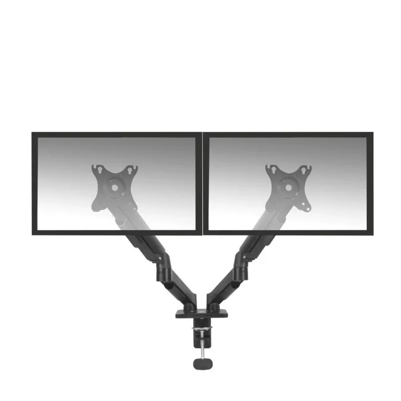 ACT Monitor arm 35 inch, gas spring, 2 monitors, Essentials, Clamp/Grommet, 18 kg, 43.2 cm (17 inch), 88.9 cm (35 inch), 100 x 100 mm, Must