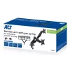 ACT Monitor arm 35 inch, gas spring, 2 monitors, Essentials, Clamp/Grommet, 18 kg, 43.2 cm (17 inch), 88.9 cm (35 inch), 100 x 100 mm, Must