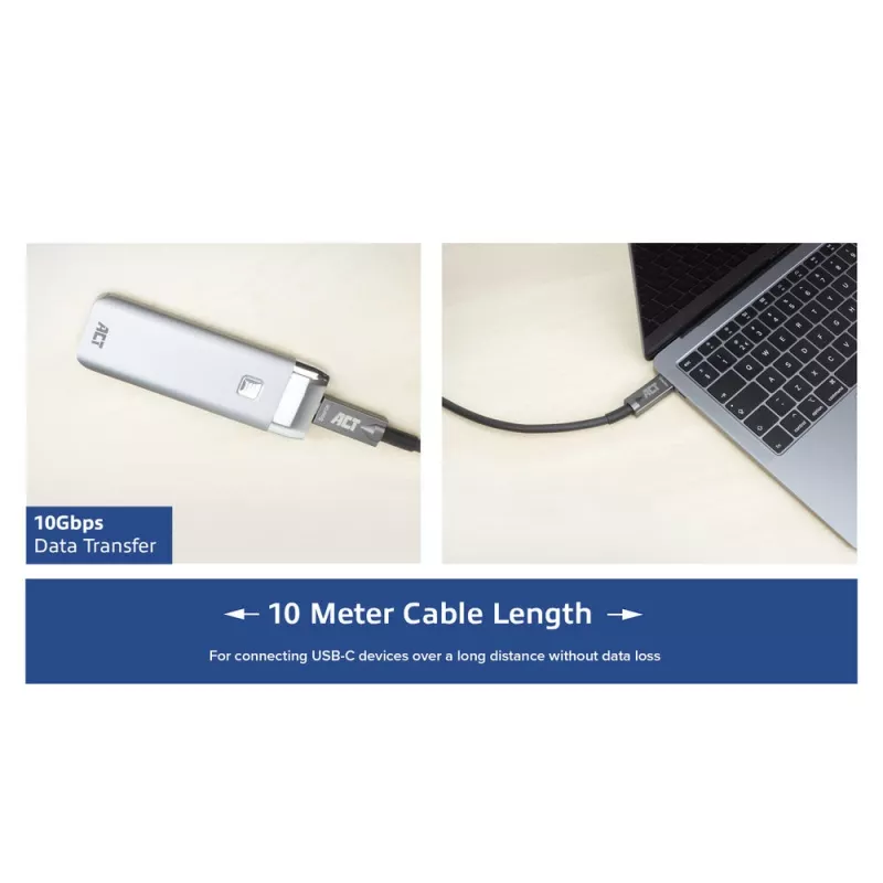 ACT USB-C 3.2 Gen2 Active Optical kaabel (AOC) ühenduskaabel, 3m