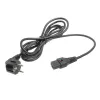 ACT toitekaabel CEE 7/7 isane (nurgaga) - C13 IEC Lock must 5 m, EL269S