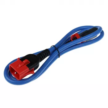 ACT toitejuhe C13 IEC Lock+ - C14 IEC Lock kahekordse lukustusega sinine 1,5 m, PC3621