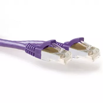 ACT lilla 30.00 meetrit SFTP CAT6A paigakaabel haakumiskindla RJ45 pistikuga