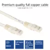 ACT Ivory 0,5 m U/UTP CAT6 patch-kaabel RJ45-pistikutega