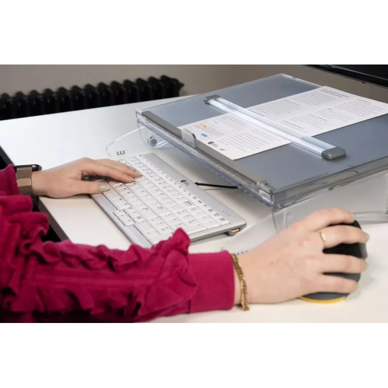 BakkerElkhuizen FlexDesk 640 koos ComfortRead kõrgusega reguleeritav laud