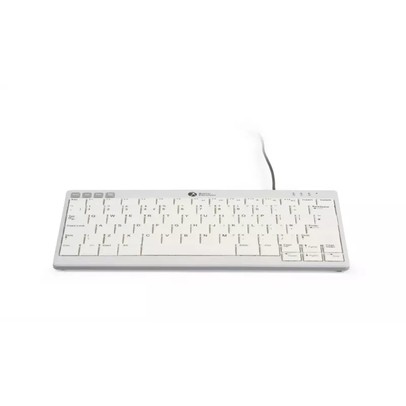 BakkerElkhuizen UltraBoard 950 V2 US Qwerty, juhtmega, USB, lülitiga klahvid, QWERTY, tumehall, helehall