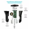 Toiteadapter CHOETECH C0051 kahe USB-A pordiga 36W QC3.0, must