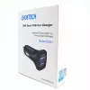 Toiteadapter CHOETECH C0051 kahe USB-A pordiga 36W QC3.0, must