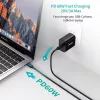 USB-kaabel Choetech CC0002 USB 2.0 1m USB C Must