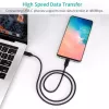 USB-kaabel Choetech CC0002 USB 2.0 1m USB C Must