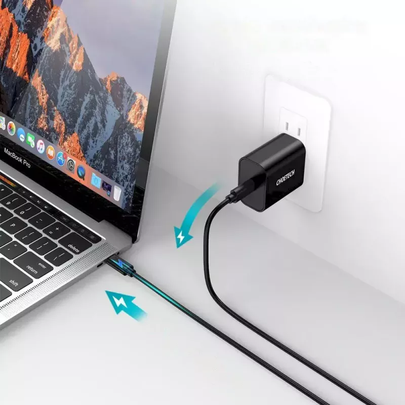 USB USB-C kuni USB-C kaabel CHOETECH CC0004-V2, 3 m, PD 20W, must
