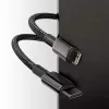 Baseus Tungsten Gold 1 m must Lightning kuni USB C kaabel