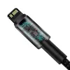 Baseus Tungsten Gold 1 m must Lightning kuni USB C kaabel