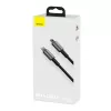Baseus Tungsten Gold 1 m must Lightning kuni USB C kaabel