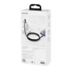 Baseus Tungsten Gold 1 m must Lightning kuni USB C kaabel
