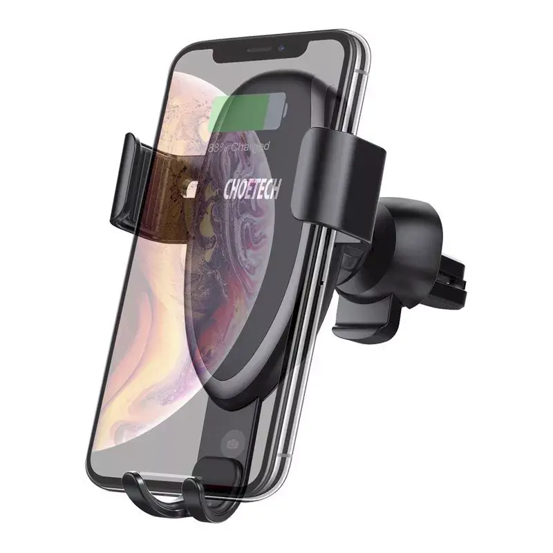 Autotelefoni hoidik CHOETECH T536-S, 10 W juhtmevaba laadimine, paigaldus armatuurlauale/tuuleklaasile