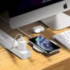 Juhtmevaba laadimisalus CHOETECH T550-F-v2 15W valge — Qi-ühilduv 15 W kiire juhtmevaba laadija