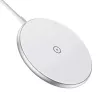 Wireless Magnetic Charger CHOETECH T580 15W Valge — magnetiline Qi juhtmeta laadimisalus