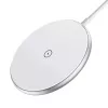 Wireless Magnetic Charger CHOETECH T580 15W Valge — magnetiline Qi juhtmeta laadimisalus