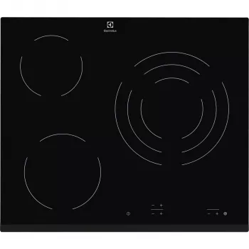 Electrolux EHF6232FOK Must 60 cm Keraamiline pliidiplaat