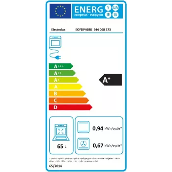 Elektriahi Electrolux 600 SurroundCook EOFDP46BK 65 L sisseehitatav must